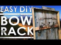 Homemade Bow Rack Diy Bow Rack