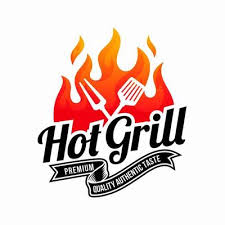 Vintage Grilled Barbecue Logo Retro