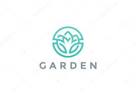 Flower Garden Logo Design Vector Eco