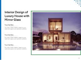 Home Icon Mirror Glass Construction Ppt