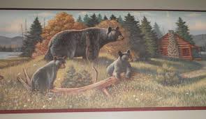 Bear Wallpaper Border Painting Art