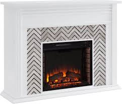 Hebbington Tiled Marble Fireplace By