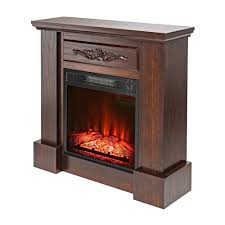 Electric Fireplace With Mantel 18