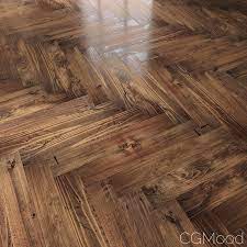 wooden floor worn out 3d model for