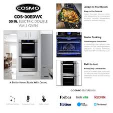 Cosmo 30 In Double Electric Wall Oven
