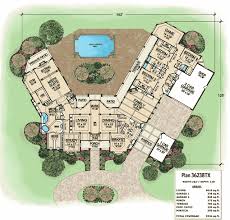 4 Bed Hill Country Ranch House Plan