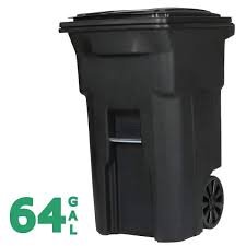 Toter 64 Gallon Black Rolling Outdoor
