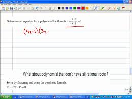 Solving Polynomial Equations With