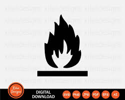 Buy Fire Icon Svg Flame Burn Burning