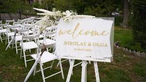 Wedding Welcome Sign Decorations For