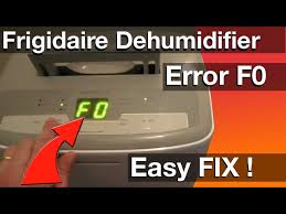 Fixing Frigidaire Dehumidifier Error