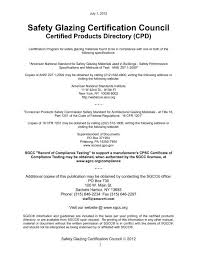 Safety Glazing Certification Council