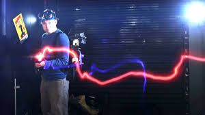 ghostbuster shoots energy beam laser