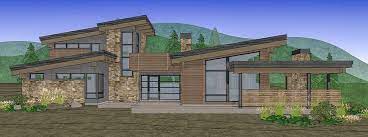 Rooftop Deck Mountain House Plans