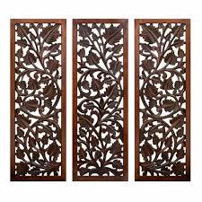 Wall Decor Panel Wooden Handcrafted