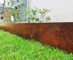 Corten Steel Lawn Edging Prato 100 Cm X