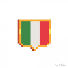 Italy Flag Shield Item For Gaming