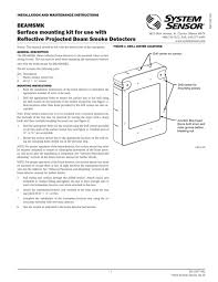 beamsmk surface mounting kit for use