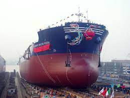 shipyard launches panamax bulk vessel