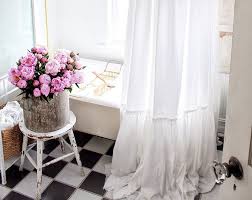 Laura Ashley Shower Curtain Blue