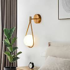 Modern Globe Glass Lamp Shade Led