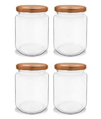 4 12 24pk 150ml Small Glass Jar Rose