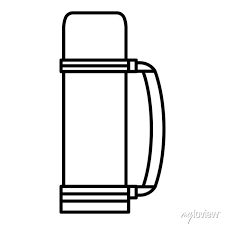 Thermos Bottle Icon Outline Thermos
