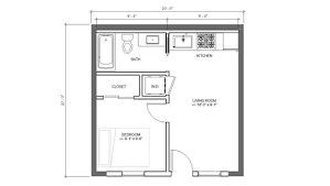 Modern Garage Adu 1 Bed 1 Bath 20 X20