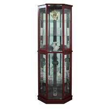 Lighted Corner Curio Cabinet Fscc