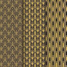 Premium Vector Flat Art Deco Pattern