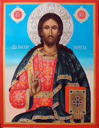 Christ Blessing Hand Painted Icon