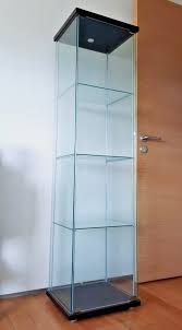 Ikea Detolf Glass Door Cabinet Black