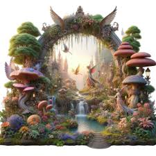 Fairy Garden Png Vector Psd And