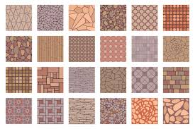 Street Road Pavements Tile Patterns Top
