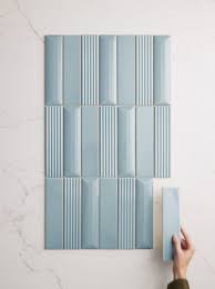 Corrugation Blue Pinnacle Glazed