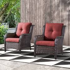 Wicker Outdoor Lounge Chair