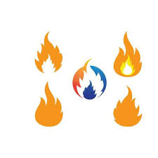Fire Flame Logo Icon Vector