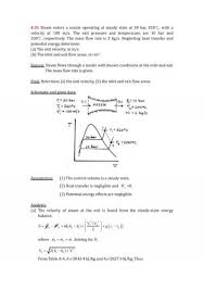 4 31 Steam Enters A Nozzle Operating At