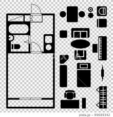 Floor Plans And Furniture Icons