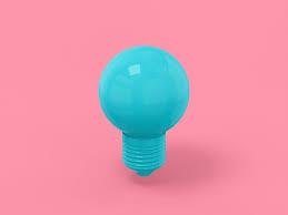 Premium Photo Blue Mono Color Lamp On