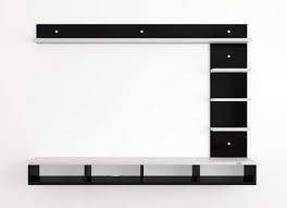 Das Black White Display Rack Tv Unit