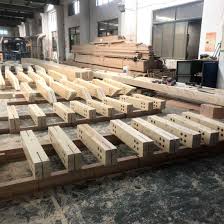 factory solid wood glulam beam
