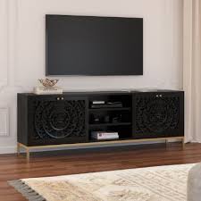 Real Solid Wood Custom Tv Stands Media