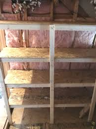 Easy Diy Storage Shelves For Attic Or