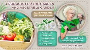 Vegetable Garden Psd Template 150141324