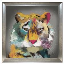 Multi Tiger Framed Print From Complete