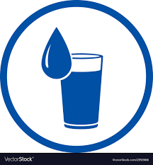 Water Glass Icon Royalty Free Vector Image