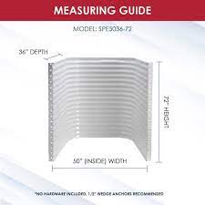 White Steel Egress Window Well