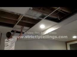 Suspended Ceiling Drops In A Basement