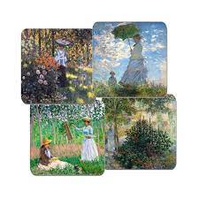 Claude Monet Coasters Set Of 4 High